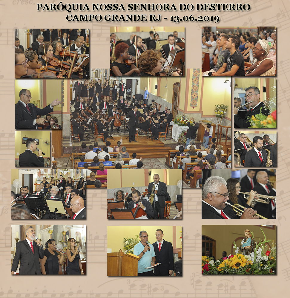 Participa��o da orquestra em eventos culturais e religiosos