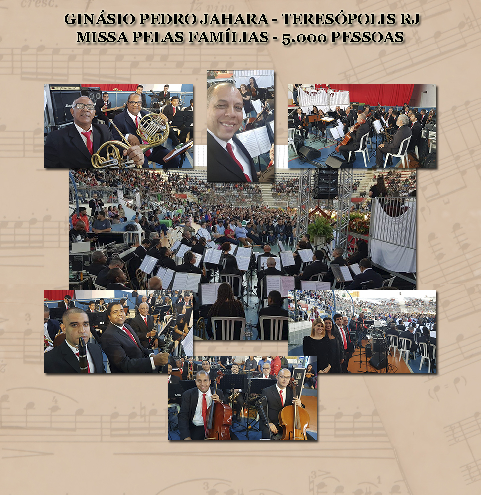 Participa��o da orquestra em eventos culturais e religiosos
