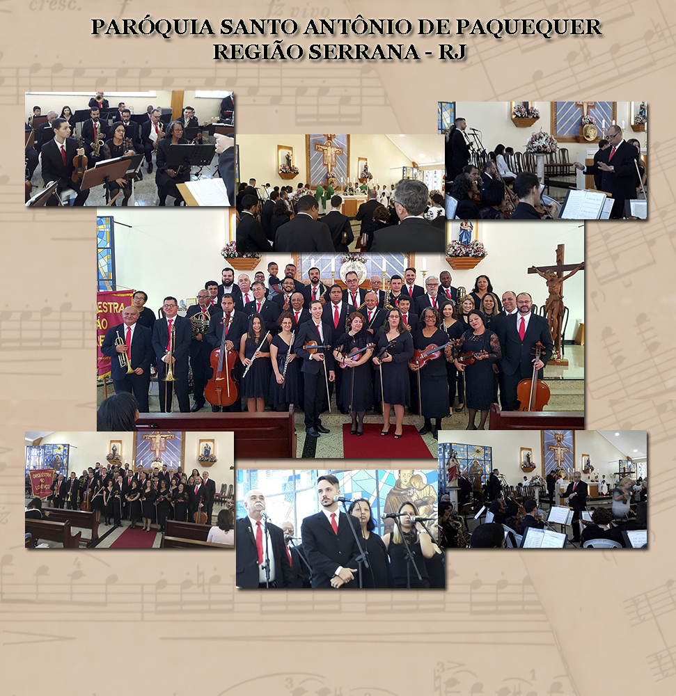 Participa��o da orquestra em eventos culturais e religiosos