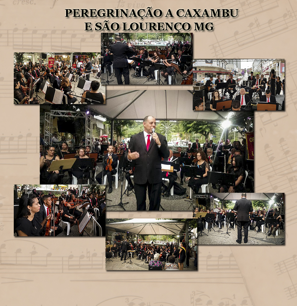 Participa��o da orquestra em eventos culturais e religiosos